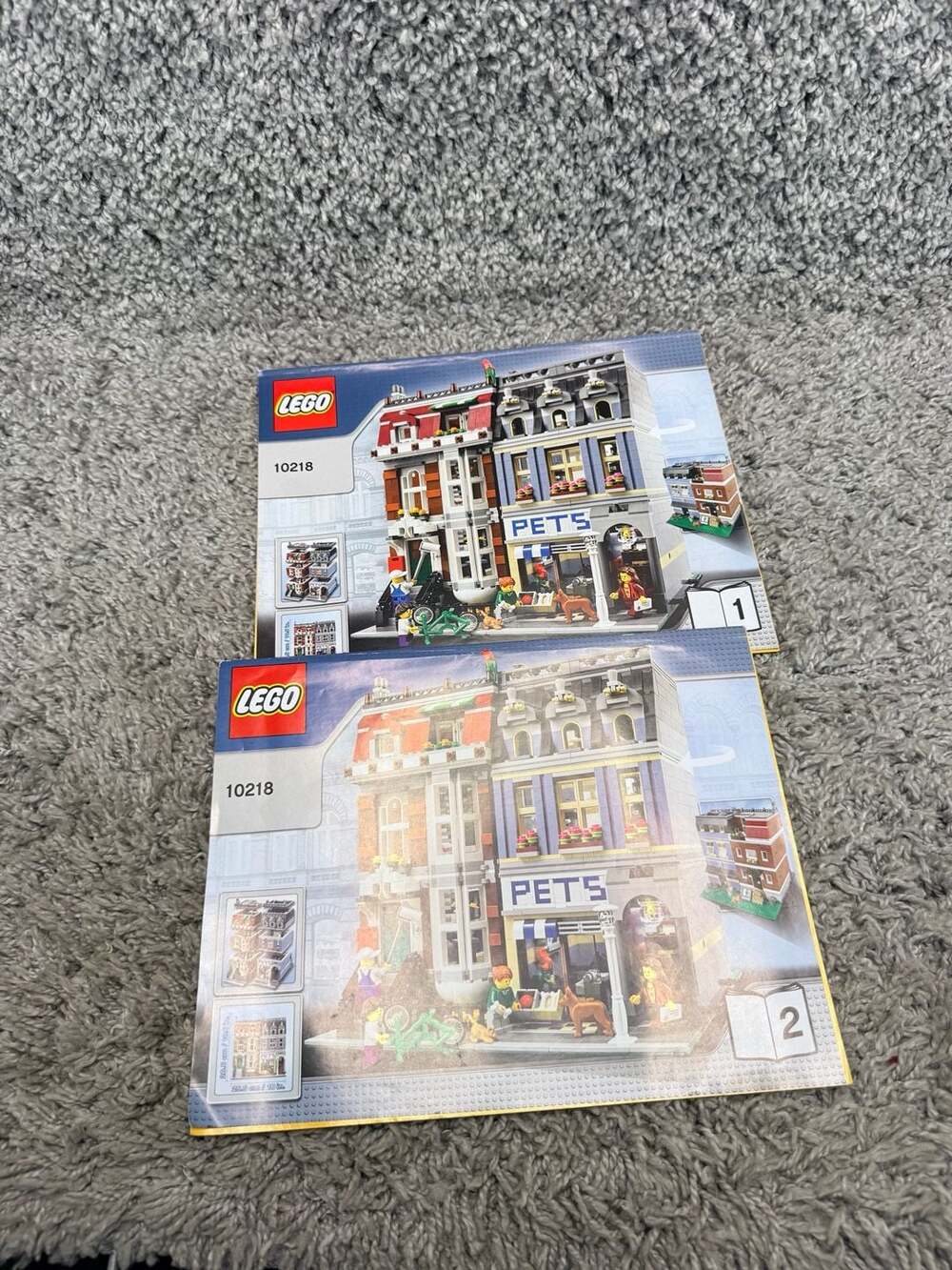 LEGO Creator Expert Pet Shop Building Set MANUALS ONLY 10218